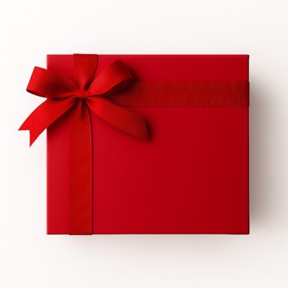 Empty Red Gift Box