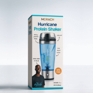 Morach Hurricane Protein Shaker Bottle – Self-Mixing, BPA-Free