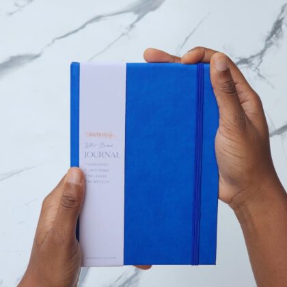 Classic Blue Hardcover Journal – B6