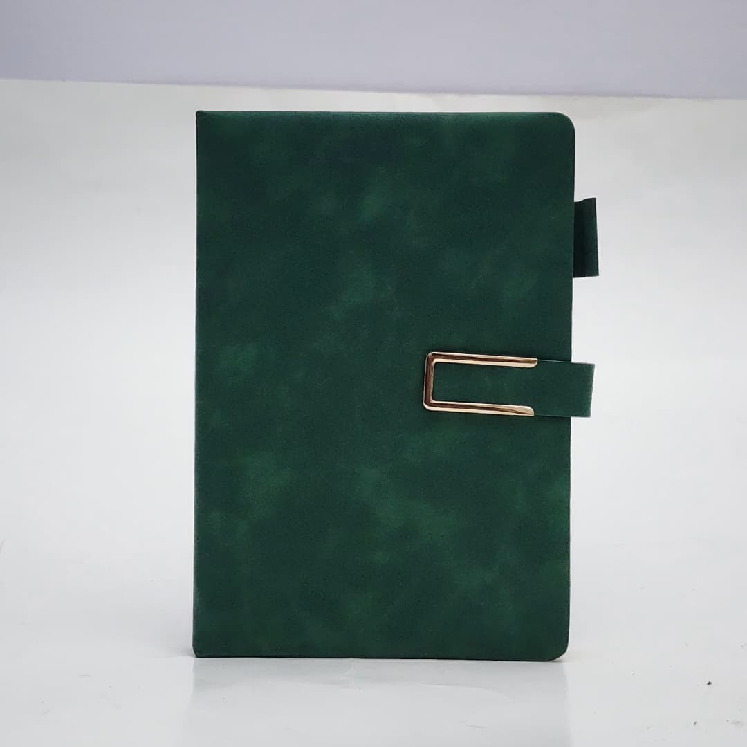 Executive Green Leatherette Journal – A5