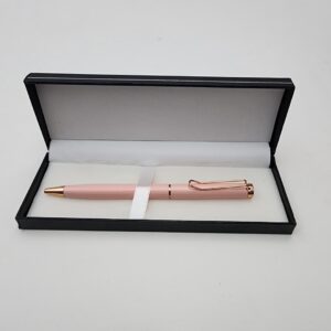 Luxury Blush Pink Executive Pen with Rose Gold Accents