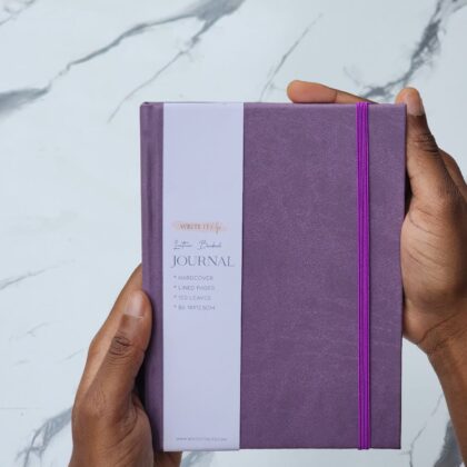 Classic Purple Hardcover Journal – B6