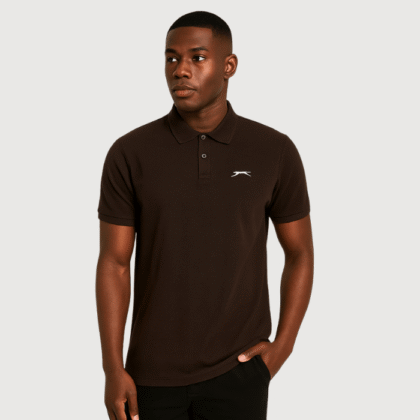 Slazenger Dark Brown Polo Shirt
