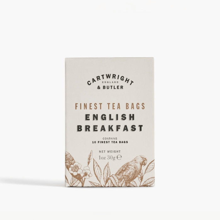 Cartwright & Butler English Breakfast Tea Bags – 10 Pack
