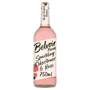 Belvoir Farm Sparkling Elderflower & Rose – 750ml